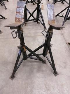 (2) Pipe Stands