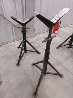 (2) Pipe Stands