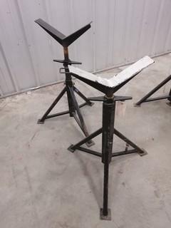 (2) Pipe Stands