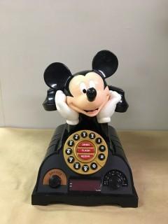 Mickey Mouse Talking Alarm Clock / Radio / Telephone