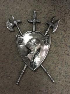 Knight Coat of Arms Wall Decoration (24" x 33")