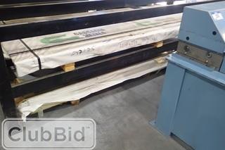 Lot of 4 Pallets Asst. Galvanized 18-24 Gauge Steel Sheets.