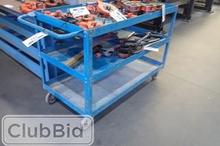 Metal 3-tier Shop Cart.