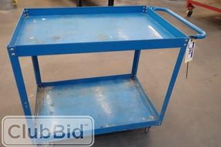 Metal 2-tier Shop Cart.