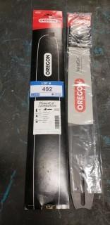 (1) Oregon Power Cut 20in, (1) Versa Cut 20in