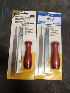 (2) Chainsaw Raker Filing Guide
