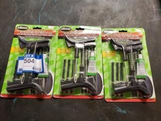 (3) Deluxe Tire Plug Kit