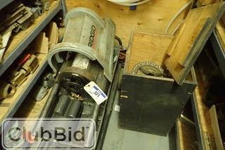 Lot of Ridgid 1822 and 300  Pipe Threaders. **NOTE PARTS ONLY**