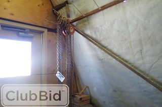 Lot of 2 Chain Hoists Approx. 1-ton.