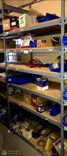 Shelf With Contents, Water Pumps, Fuel Pump, Oil Pump