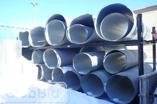 Steel rack w/ Asst. Ducting. 