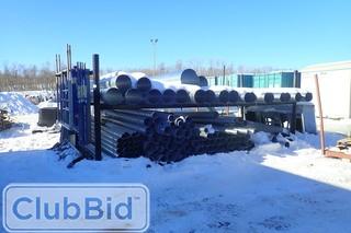 Steel rack w/ Asst. Ducting. 