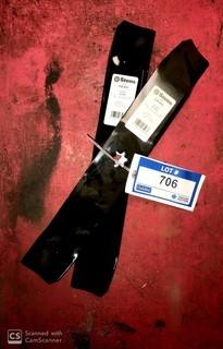 (2) Mower Blades