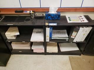 (2) Storage Shelves