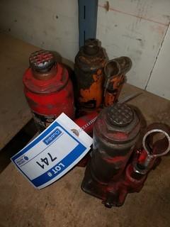 (3) 2 Ton Bottle Jacks
