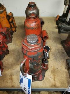 (2) 5 Ton Bottle Jacks