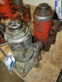 (2) 12 Ton Bottle Jacks