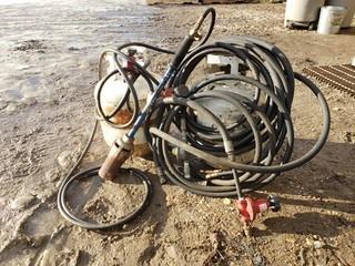 Propane Tanks c/w Tiger Torch and Regulators