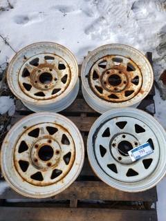 (4) Trailer Rims