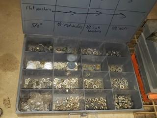 (3) Metal Cases c/w Nuts, Bolts, Washers
