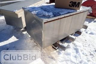Lot of Crossover Truck Box and Aluminum Job Box. 