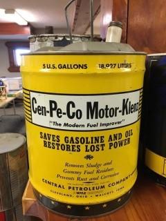 5 Gallon Drum Cen-Pe-Co Motor Klenz. 