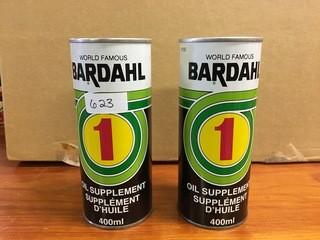 Lot of (2) 400ml Bardahl Oil Supplement Cans, Unopened.