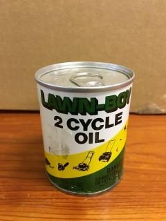 8 Ounce Lawn-Boy 2 Cycle Oil Can, Unopened.