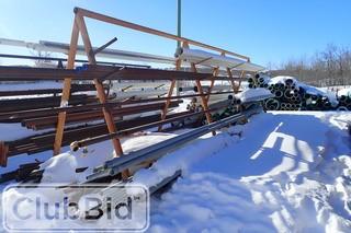 Double Sided Cantilever Rack and Contents. 