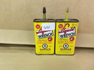 Lot of (2) 4 Ounce Liquid Wrench Cans.