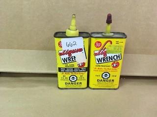 Lot of (2) 4 Ounce Liquid Wrench Cans.