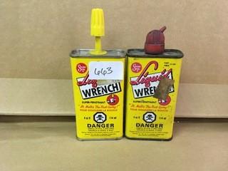 Lot of (2) 4 Ounce Liquid Wrench Cans.