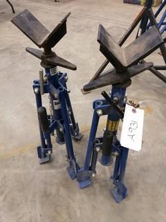 (2) Pipe Stands