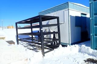 Steel Shelving Unit.