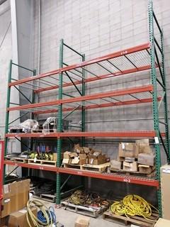 Metal Pallet Racking *Note: Contents Not Included, Buyer Responsible For Load Out*