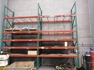 Metal Pallet Racking *Note: Contents Not Included, Buyer Responsible For Load Out*