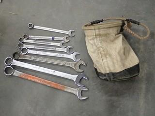 Qty Of Assorted Size Wrenches C/w Kuny Bag