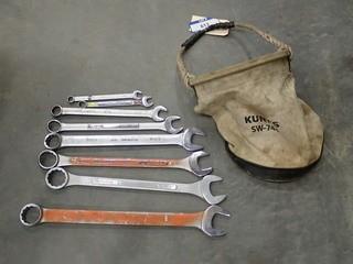 Qty Of Assorted Size Wrenches C/w Kuny Bag