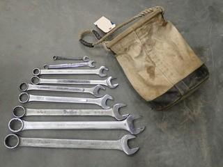 Qty Of Assorted Size Wrenches C/w Kuny Bag