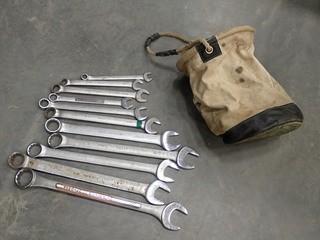 Qty Of Assorted Size Wrenches C/w Kuny Bag