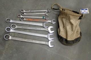 Qty Of Assorted Size Wrenches C/w Kuny Bag