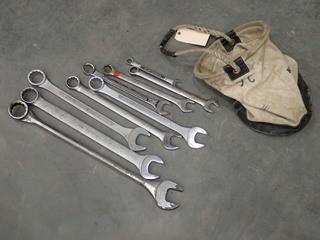 Qty Of Assorted Size Wrenches C/w Kuny Bag