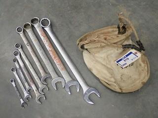 Qty Of Assorted Size Wrenches C/w Kuny Bag