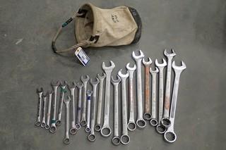 Qty Of Assorted Size Wrenches C/w Kuny Bag