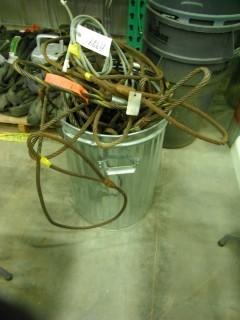 Qty Of Assorted Size Cable Slings