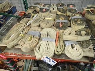 Qty Of Assorted Size Lifting Slings