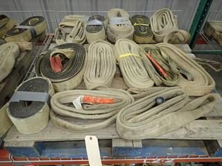 Qty Of Assorted Size Lifting Slings
