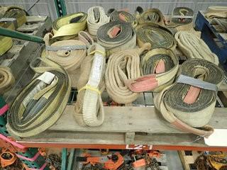Qty Of Assorted Size Lifting Slings