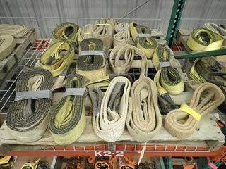 Qty Of Assorted Size Lifting Slings