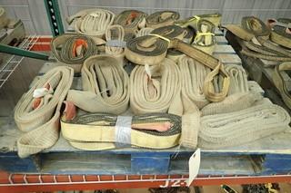 Qty Of Assorted Size Lifting Slings